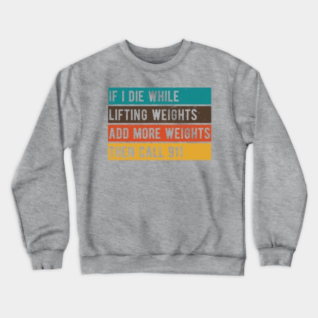 Weight Lifting fitness gym Crewneck Sweatshirt by Gaming champion